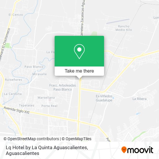 Lq Hotel by La Quinta Aguascalientes map