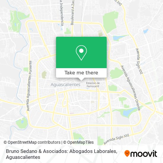 Mapa de Bruno Sedano & Asociados: Abogados Laborales