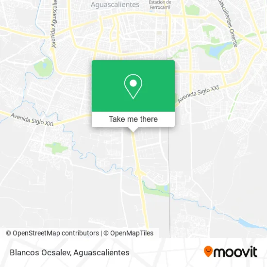Blancos Ocsalev map