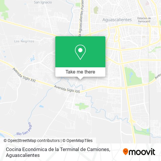 Cocina Económica de la Terminal de Camiones map