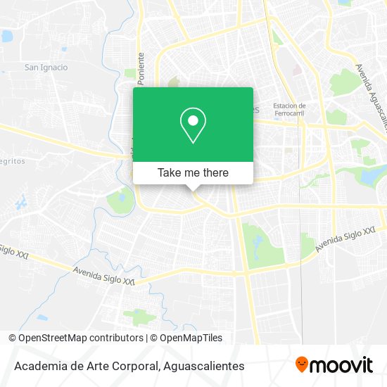 Academia de Arte Corporal map