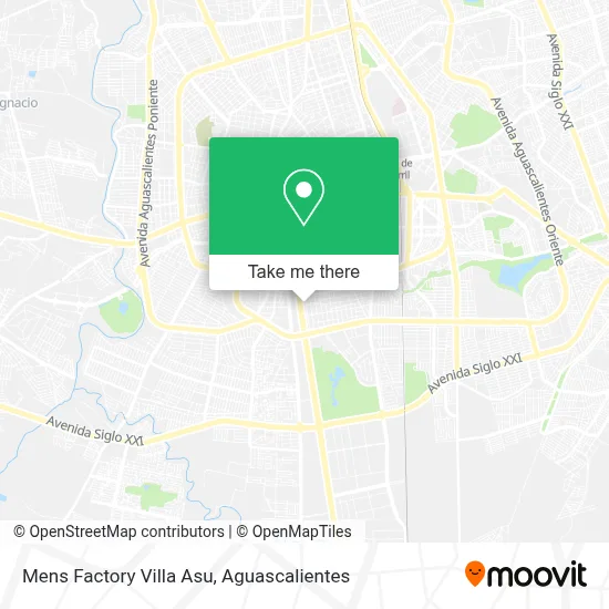 Mens Factory Villa Asu map