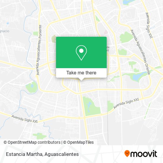Estancia Martha map