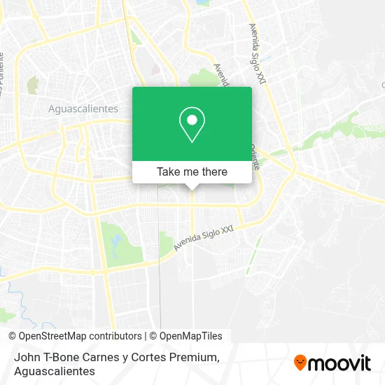 John T-Bone Carnes y Cortes Premium map