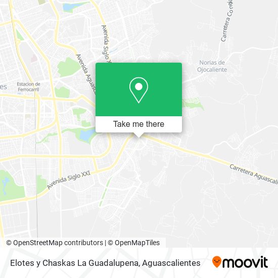 Elotes y Chaskas La Guadalupena map