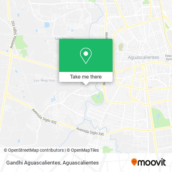 Mapa de Gandhi Aguascalientes