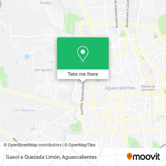 Gasol e Quezada Limón map