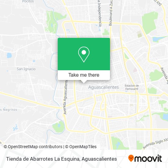 Tienda de Abarrotes La Esquina map