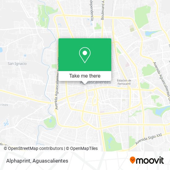 Mapa de Alphaprint