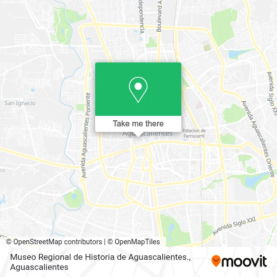 Museo Regional de Historia de Aguascalientes. map