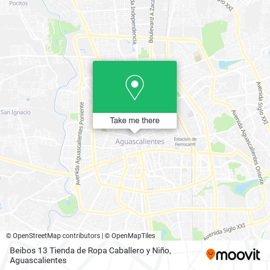 Beibos 13 Tienda de Ropa Caballero y Niño map