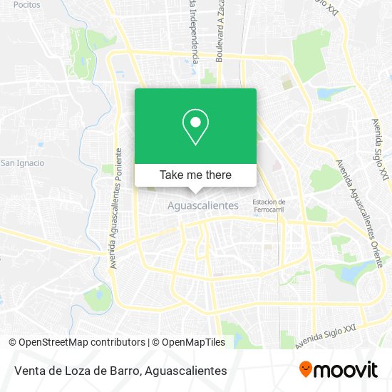 Venta de Loza de Barro map