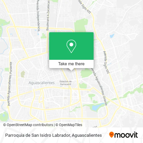 Parroquia de San Isidro Labrador map