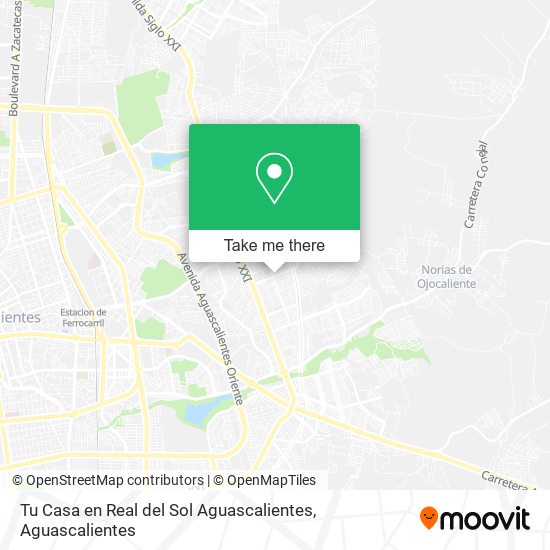 Mapa de Tu Casa en Real del Sol Aguascalientes
