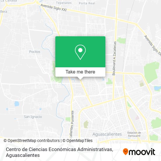 Centro de Ciencias Económicas Administrativas map