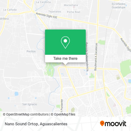 Nano Sound Ortop map