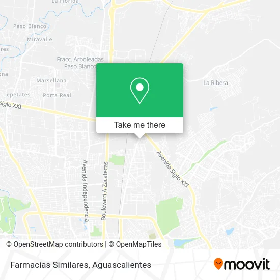 Farmacias Similares map