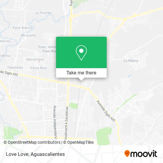 Mapa de Love Love