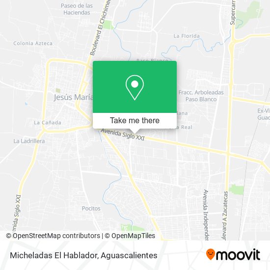 Micheladas El Hablador map