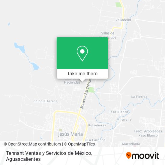 Tennant Ventas y Servicios de México map