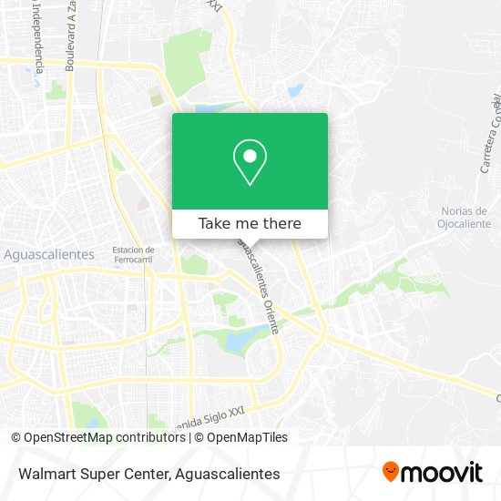 Walmart Super Center map