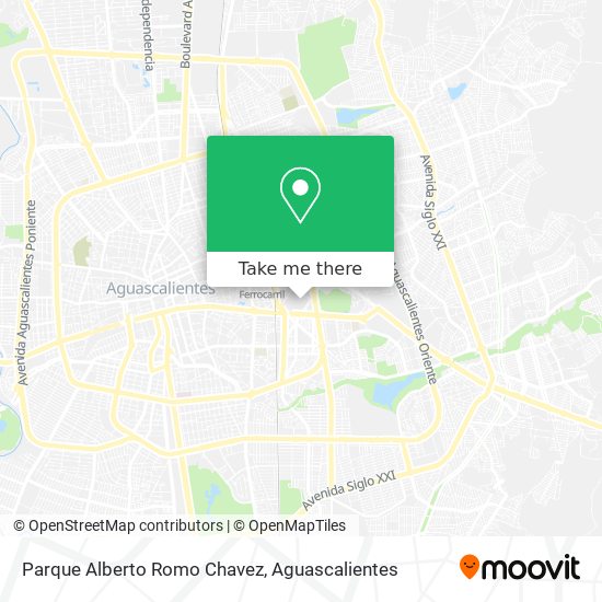 Parque Alberto Romo Chavez map