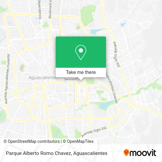 Parque Alberto Romo Chavez map