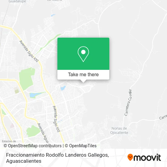 Fraccionamiento Rodolfo Landeros Gallegos map