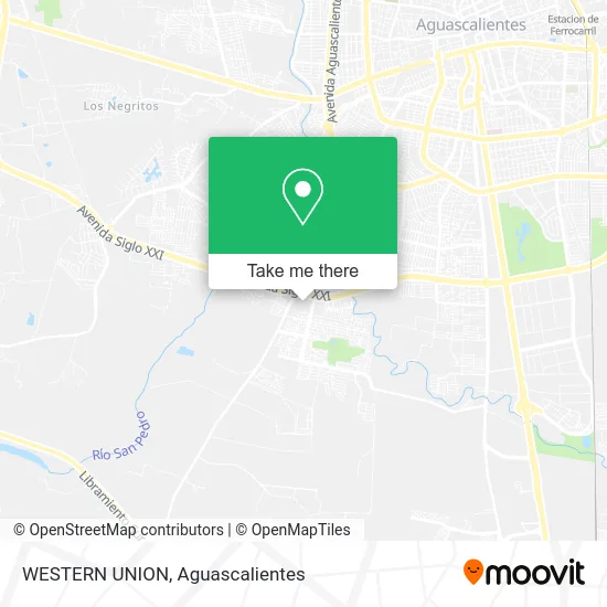 Mapa de WESTERN UNION
