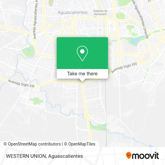 Mapa de WESTERN UNION