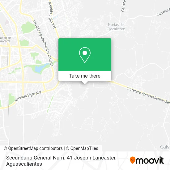 Secundaria General Num. 41 Joseph Lancaster map