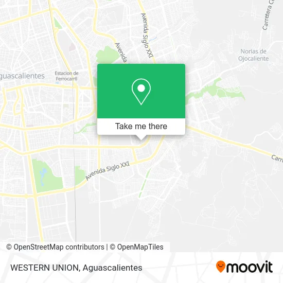 Mapa de WESTERN UNION