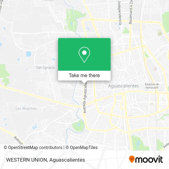 Mapa de WESTERN UNION