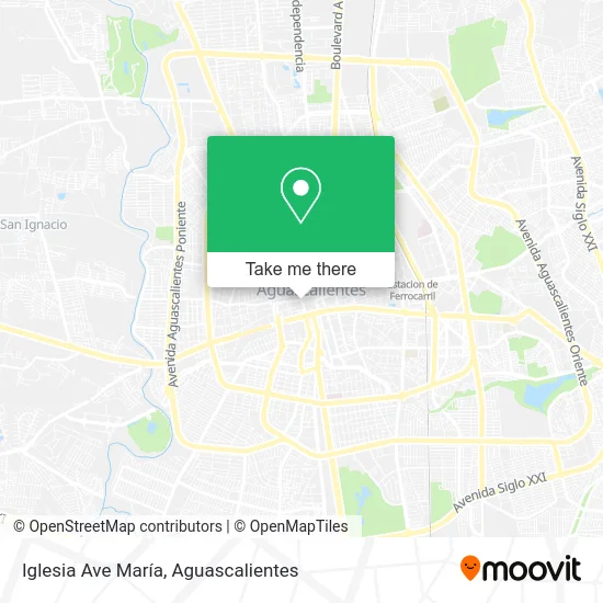 Mapa de Iglesia Ave María
