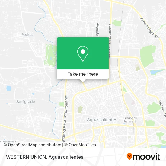 Mapa de WESTERN UNION