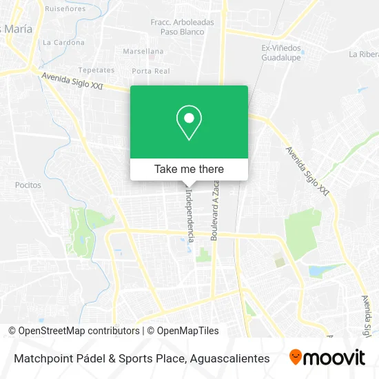 Mapa de Matchpoint Pádel & Sports Place