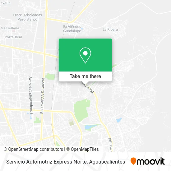 Servicio Automotriz Express Norte map