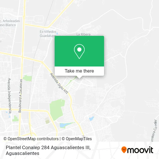 Plantel Conalep 284 Aguascalientes III map