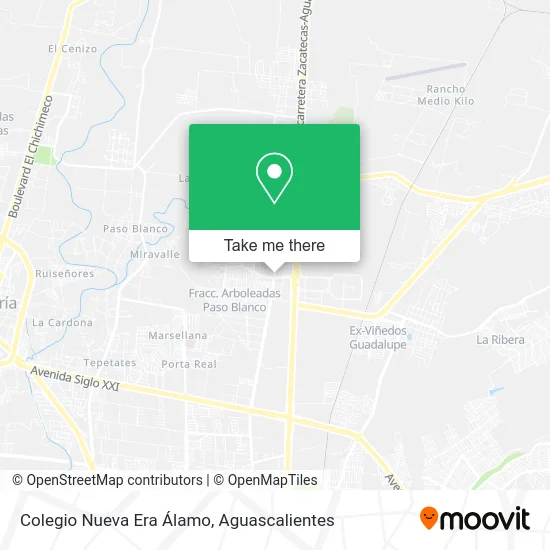 Colegio Nueva Era Álamo map