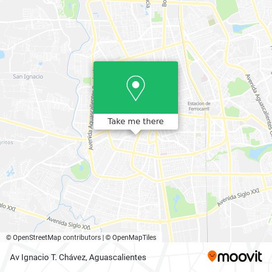 Av Ignacio T. Chávez map
