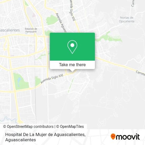 Hospital De La Mujer de Aguascalientes map