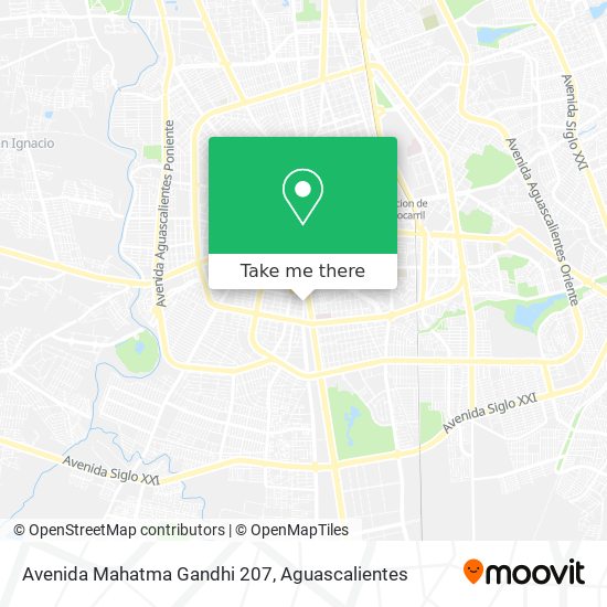 Mapa de Avenida Mahatma Gandhi 207