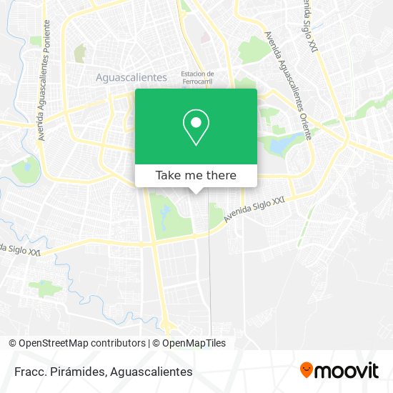 Fracc. Pirámides map