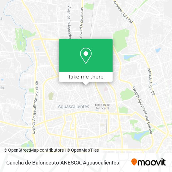 Cancha de Baloncesto ANESCA map