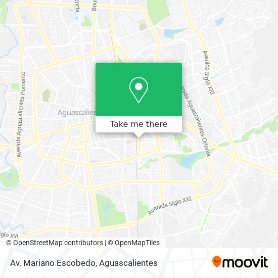Av. Mariano Escobedo map