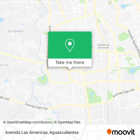 Avenida Las Americas map