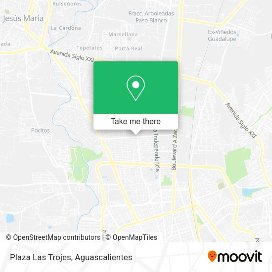 Plaza Las Trojes map