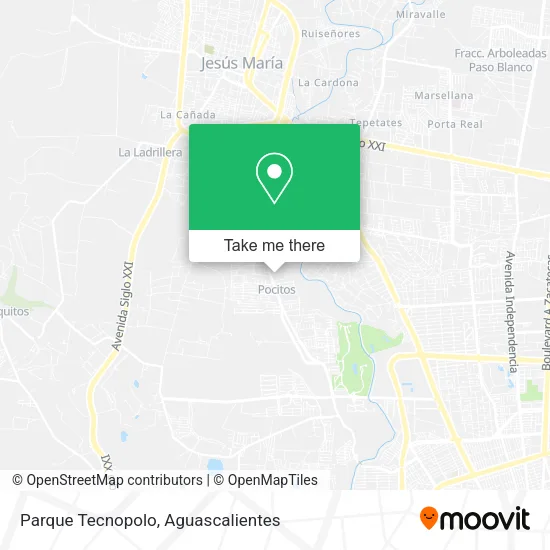 Mapa de Parque Tecnopolo