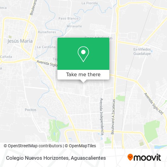 Colegio Nuevos Horizontes map