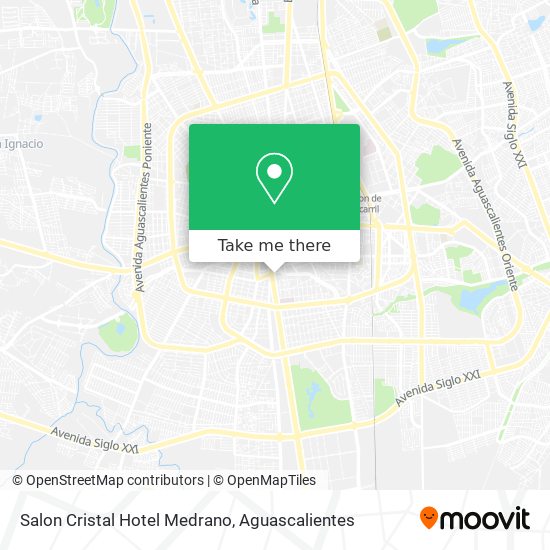 Mapa de Salon Cristal Hotel Medrano